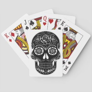 Day of the Dead Skull Playing Cards