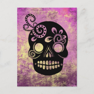 Day of the Dead Skull Postcard