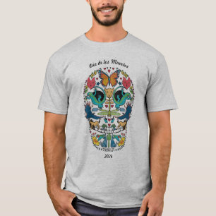 Day of the Dead Spirit Animal Sugar Skull T-Shirt