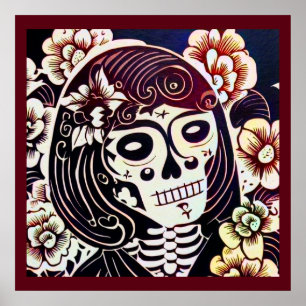 Day of the Dead Sugar Skull 2 Poster