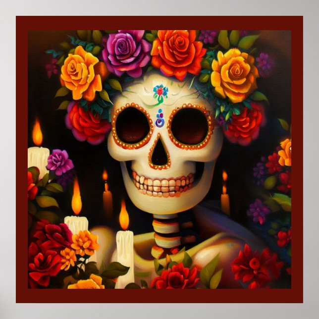 Day of the Dead Sugar Skull 3 Poster (Front)