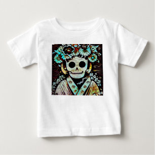 Day of the Dead Sugar Skull 4 Baby T-Shirt