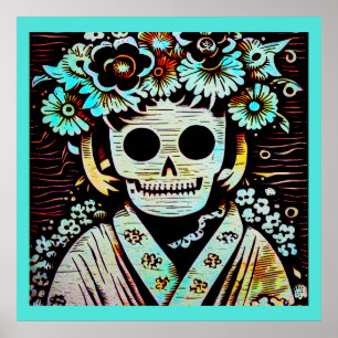 Day of the Dead Sugar Skull 4 Poster