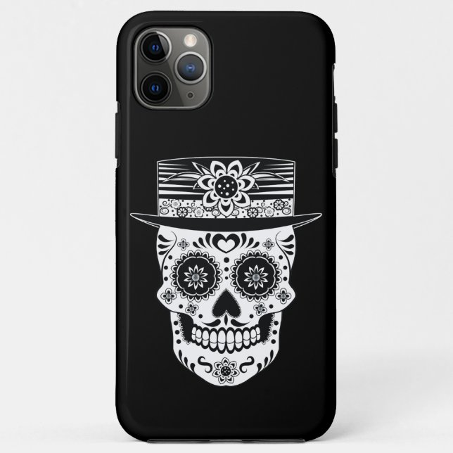 Day of the Dead Sugar Skull Case-Mate iPhone Case (Back)