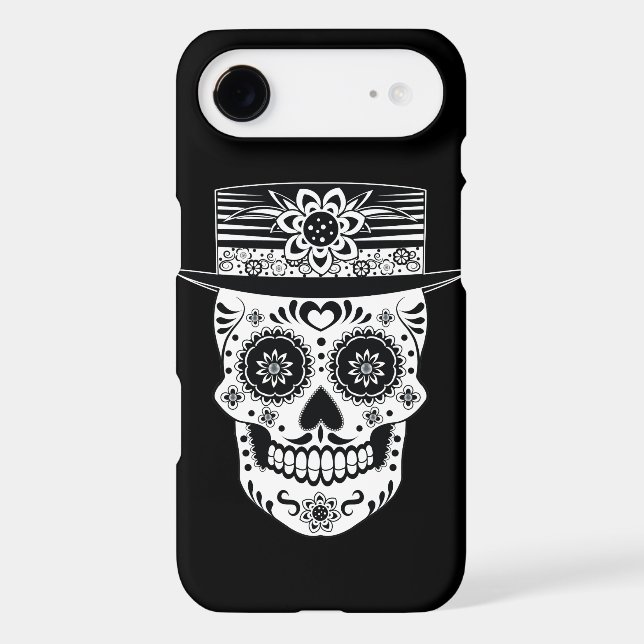 Day of the Dead Sugar Skull Case-Mate iPhone Case (Back)
