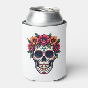 Day of the Dead Sugar Skull � Dia de los Muertos S Can Cooler