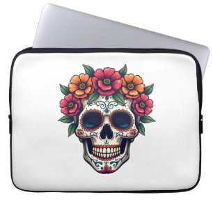 Day of the Dead Sugar Skull � Dia de los Muertos S Laptop Sleeve