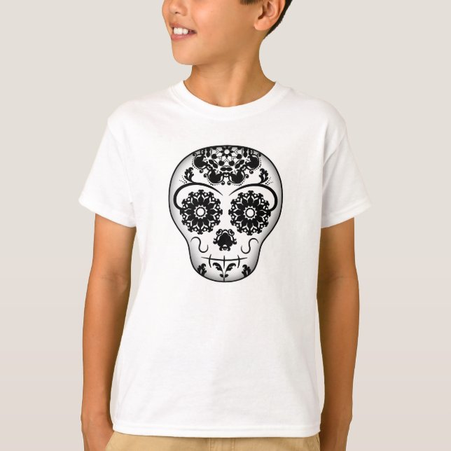 Day of the dead sugar skull for kids T-Shirt (Front)