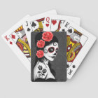 Day of the Dead Sugar Skull Girl - grey