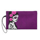 Day of the Dead Sugar Skull Girl - purple