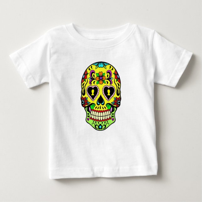 Day of the Dead Sugar Skull Infant T-Shirt (Front)