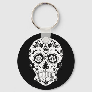 DAY OF THE DEAD SUGAR SKULL KEY RING