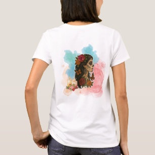 Day of the Dead Sugar Skull La Catrina Woman T-Shirt