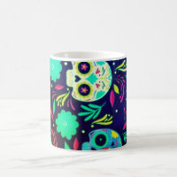Day of the dead ,sugar skull pattern ,Halloween