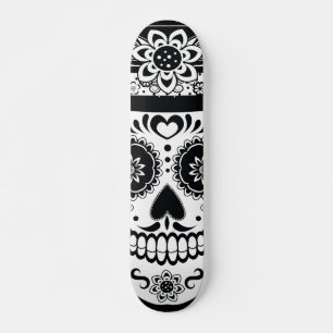 Day of the Dead Sugar Skull Skateboard