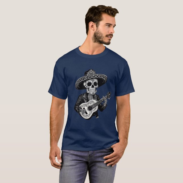 Day of the Dead Sugar Skull T-Shirt (Front Full)