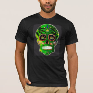 Day of the Dead Sugar Skull weed Shirt