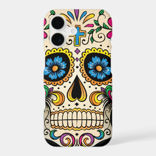 Day of the Dead Sugar Skull with Cross