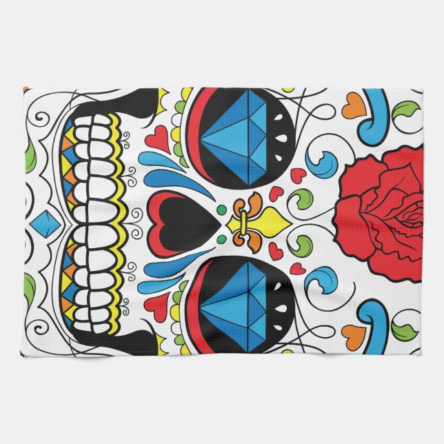 Day of the Dead Tea Towel (Horizontal)