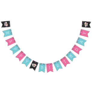 Day of the Dead Theme Birthday Party Bunting