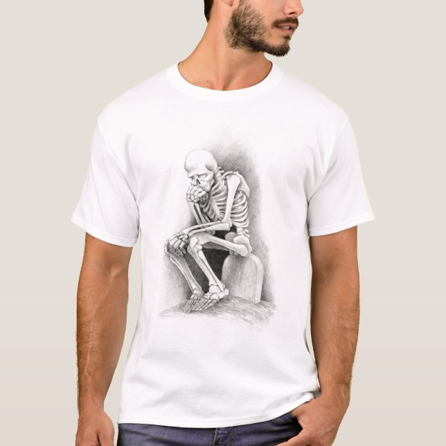 Day of the Dead Thinker T-Shirt (Front)