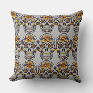 Day of the Dead throw pillow