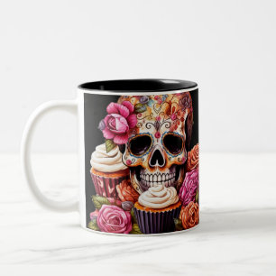 Day of the Dead  Two-Tone Coffee Mug