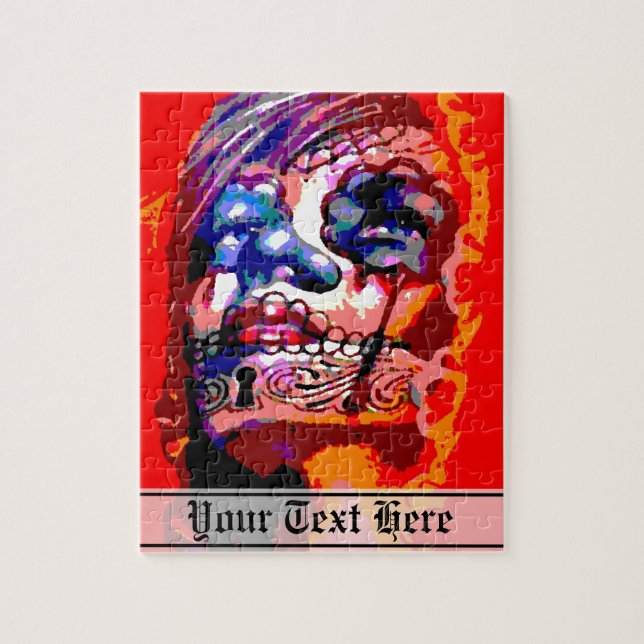 Day of the Dead Virgin Mary Jigsaw Puzzle (Vertical)