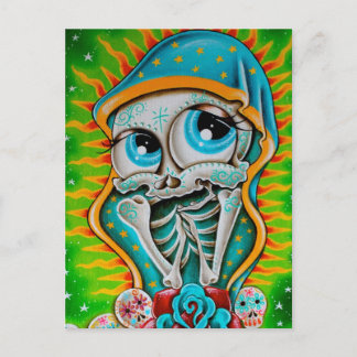 Day of the Dead Virgin Postcard