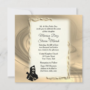 Day of the Dead Wedding Invitations