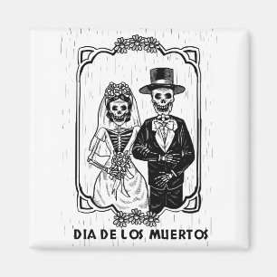 Day Of The Dead wedding Magnet