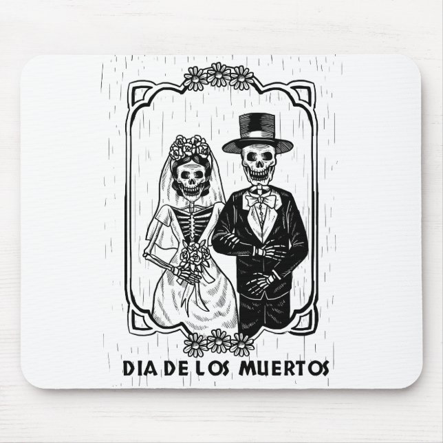 Day Of The Dead wedding Mouse Pad (Front)