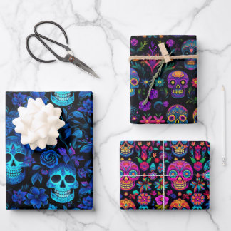 Day of the Dead Wrapping Paper Sheet