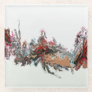 Day of the Dragon Art Abstract Coaster