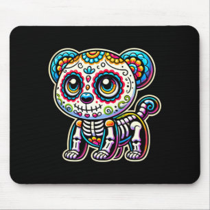 Day Of The Government Agencyd Panda Sugar Skull Mouse Pad