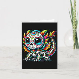 Day Of The Government Agencyd Sugar Skull Dragon Card