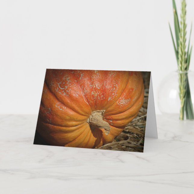 Day of The Happy Pumpkin Holiday Card (Front)