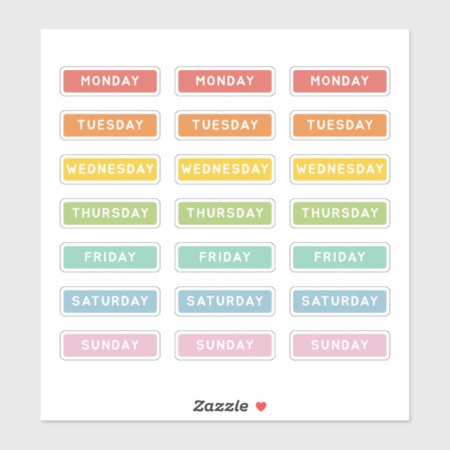 Day of the Week (Sheet)