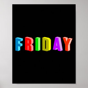 Day Of The Week Easy Group Halloween Costume Frida Poster
