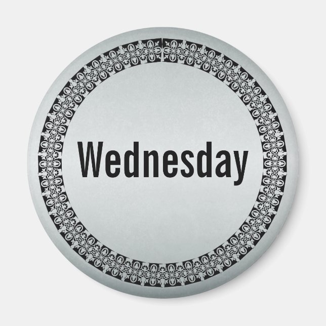 Day of the Week Wednesday Magnet (Front)