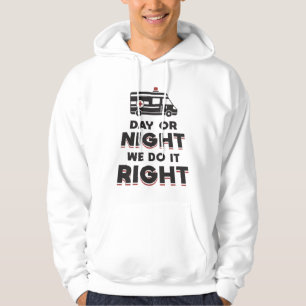 Day Or Night We Do It Right Ambulance Driver Gift Hoodie