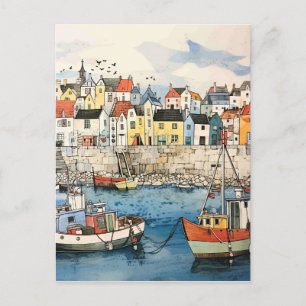 Day Out At The Seaside Postcard