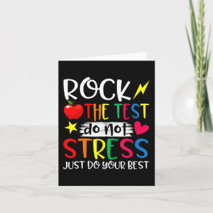 Day Rock Test Teacher Test Day Teacher Card