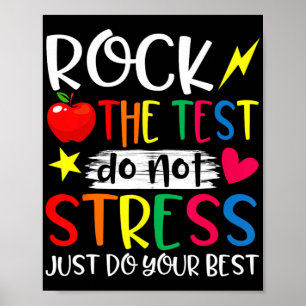 Day Rock Test Teacher Test Day Teacher  Poster