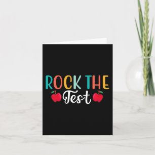 Day Rock The Test Teacher Testing Day 1  Card
