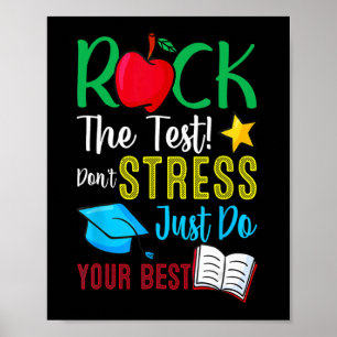 Day Rock The Test Teacher Testing Day 2 Poster