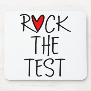 Day Rock The Test Teacher Testing Day Funny Teache Mouse Pad