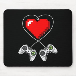 Day Shirts Video Game Controller Heart Gamer  Mouse Pad