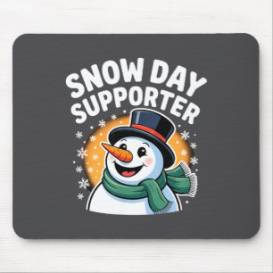 Day Snow Supporter Shirt Mouse Pad