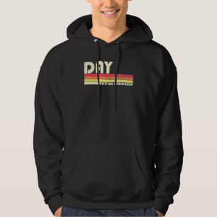 Day Surname Retro Vintage 80s 90s Birthday Reunion Hoodie